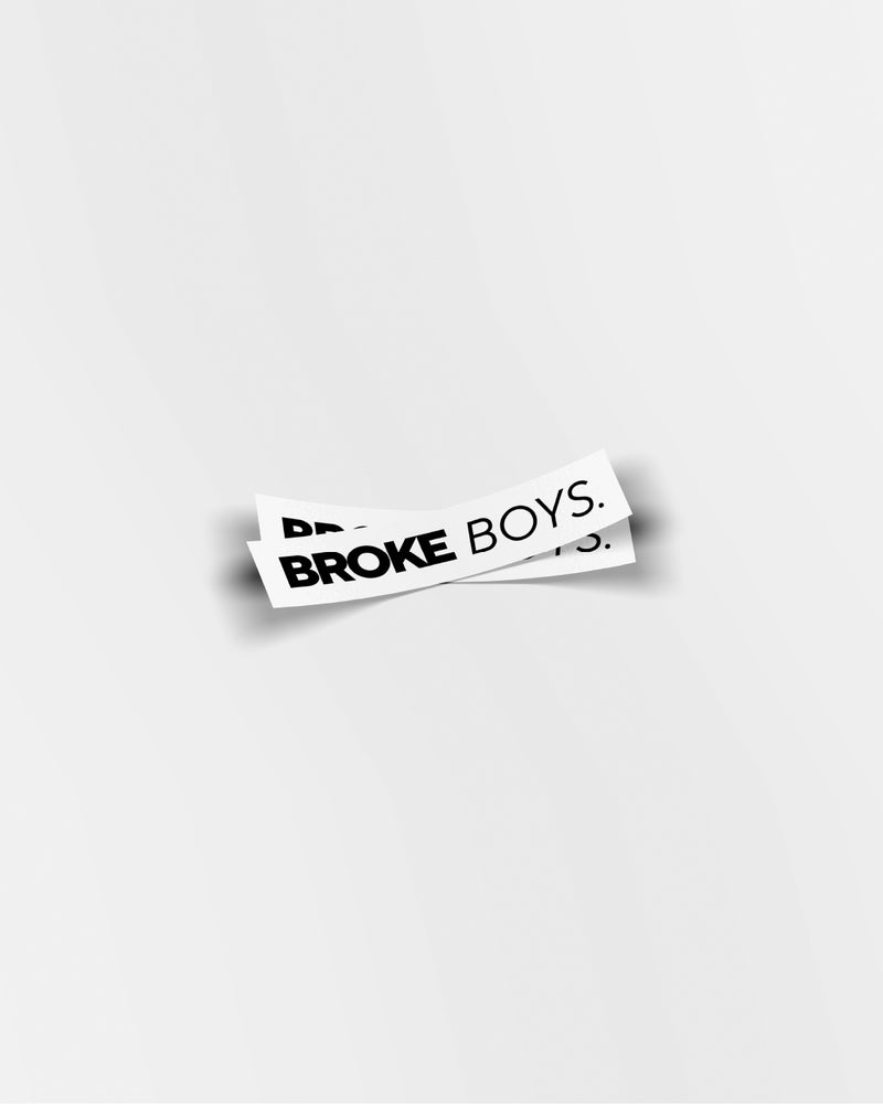 Broke Boys Original Dual Sticker Pack (Small)